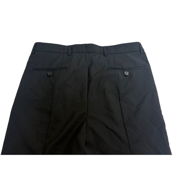 Prada Pleated Trousers With Logo Ankle Straps in Black - Picture 5 of 8